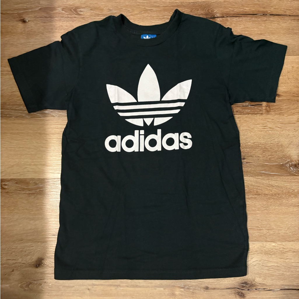 Adidas Originals Trefoil Logo Graphic Print Short Sleeve T-Shirt In Forest Green